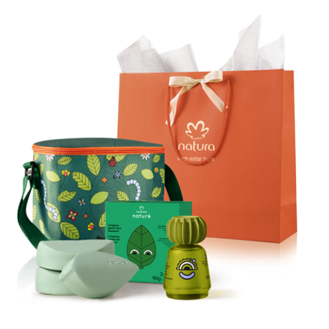Presente Natura Naturé Esconde Esconde com Lancheira Térmica (3 produtos)