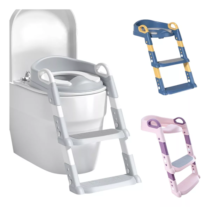 Troninho Redutor Assento Vaso Sanitário Infantil Com Escada