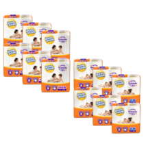Fralda Pom Pom Protek Proteção de Mãe Jumbo G 144 Unidades ou XXG 108 Unidades
