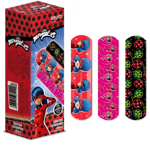 Curativo Estampado Lady Bug Miraculous 25 Unidades