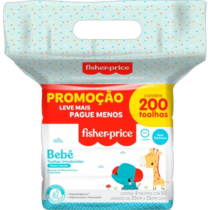 Fisher Price Toalhas Umedecidas 200 Unidades