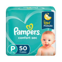 Fralda Pampers Confort Sec P 50 Unidades Fralda Pampers Confort Sec P 50 Unidades
