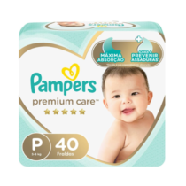 Fralda Pampers Premium Care P 40 Unidades