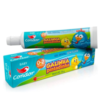 Gel Dental Galinha Pintadinha Sem Flúor Condor Morango 50g
