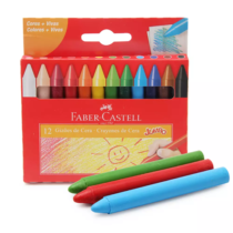 Gizão de Cera Faber-Castell 12 Cores