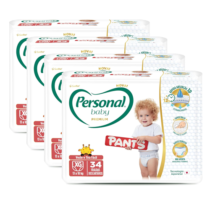 Kit 4 Pacotes Personal Premium Protection XG 34 unidades cada