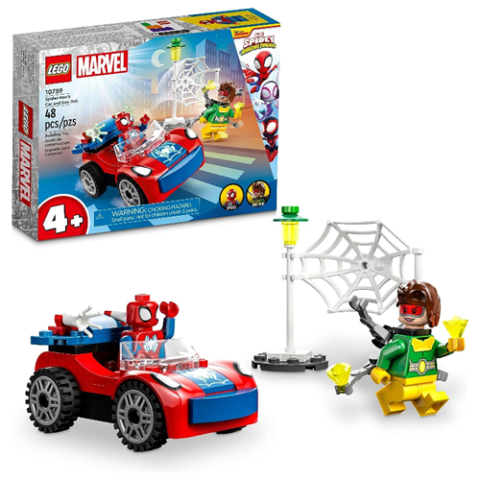 Lego Marvel O Carro do Homem-Aranha e Doc Ock 48 Peças