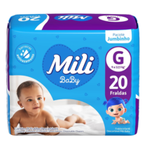 Mili Fralda Baby Jumbinho G 20 Unidades