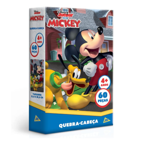 Quebra Cabeça Mickey 60 peças