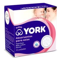 York Absorventes Para Seios 12 Unidades