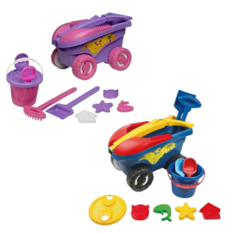 Brinquedo De Praia Cargo 11 Pecas Clube Do Siri Mor