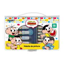 Kit Maleta de Pintura 42 peças Turma da Mônica