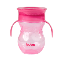 Buba Copo 360º Com Alça Rosa Rosa