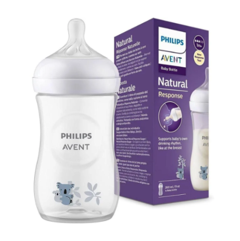 Mamadeira Avent Pétala 3.0 260ml Decorada Coala