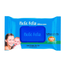 Toalha Umedecida Bebê Feliz Ultra Care 120 Unidades