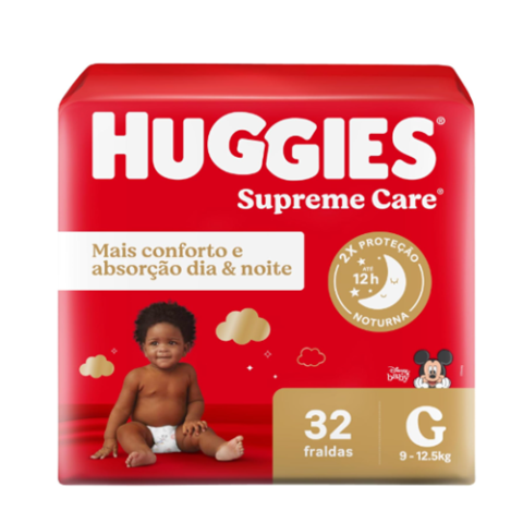 Huggies Fralda Supreme Care G 32 Unidades