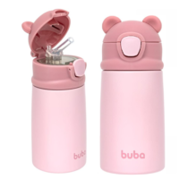 Buba Copo Térmico Parede Dupla Ursinho Rosa