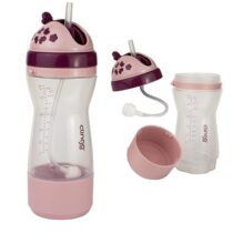 Clingo Garrafa Com Porta Biscoito Rose