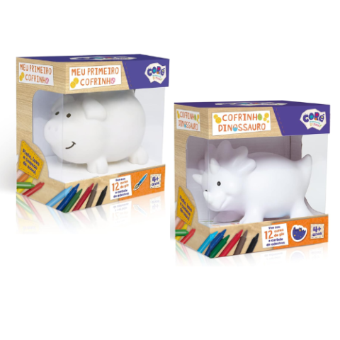 Cofrinho Dinossauro ou Meu Primeiro Cofrinho Toyster