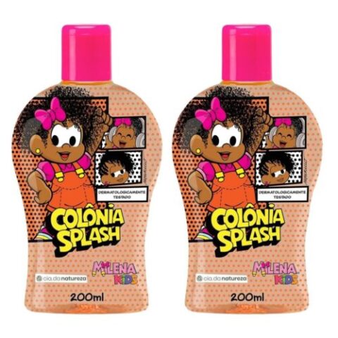 Kit 2 Côlonias Milena Kids Splash Turma Da Mônica 200ml