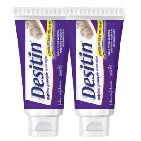 Kit 2 Unidades Creme Preventivo de Assaduras Desitin Máxima Duração 57g