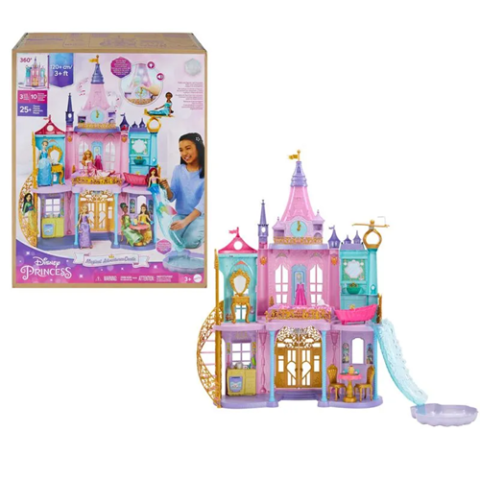 Disney Princesa Castelo Real dos Sonhos + 28 acessorios Mattel