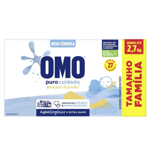 Sabão em Pó Omo Puro Cuidado 2,2Kg