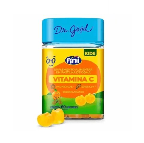 Vitamina C Dr. Good Kids Infantil Laranja 60 unidades