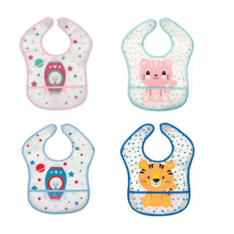 Seleção de Babadores Com Bolso Buba