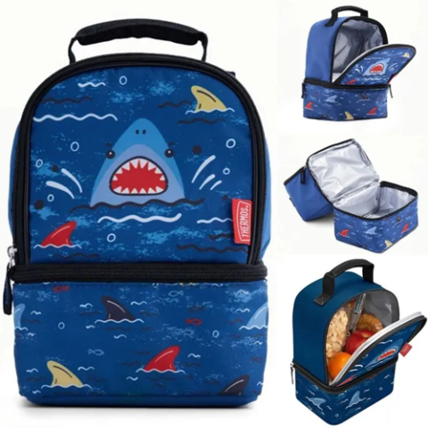 Thermos Bolsa Térmica Infantil Tubarão