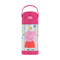 Thermos Garrafa Infantil Funtainer Aço Inoxidável Peppa Pig 355ml