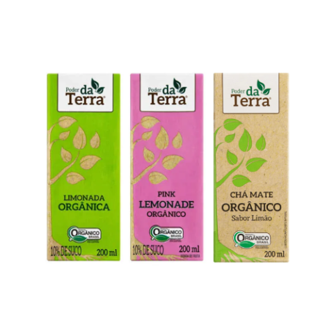 Bebida Natural Orgânica Poder da Terra 200ml