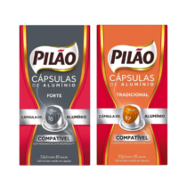 Café Pilão Cápsula Forte ou Tradicional 10 unidades Café Pilão Cápsula Forte ou Tradicional 10 unidades