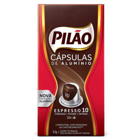 Café Pilão Cápsula Fortíssimo 10 unidades