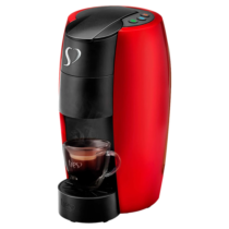 Cafeteira Espresso LOV Vermelha Três Corações