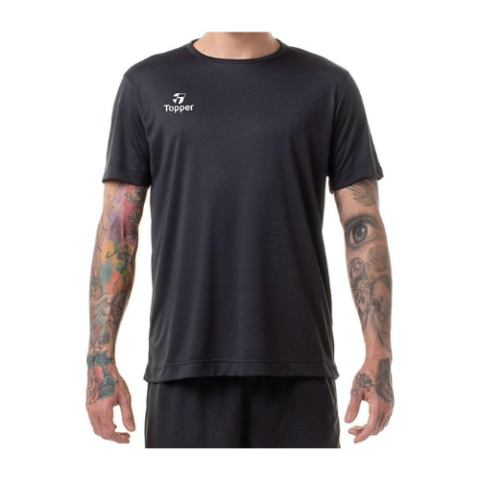 Camisa Topper Classic New Masculina Preta