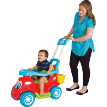 Carrinho de Passeio com Empurrador Little Truck 3 Em 1 Maral