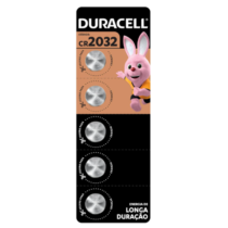 Cartela 5 Unidades Duracell Bateria De Lítio 2032 Copper And Black