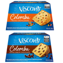 Colomba Visconti Frutas ou Chocolate 360g