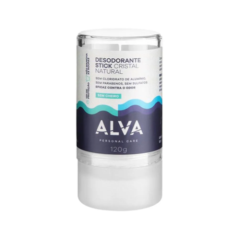 Desodorante Stick Cristal Alva Personal Care 120g