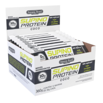 Display 12 unidades Barra De Proteínas Coco Com Cobertura De Chocolate Branco Banana Brasil 30g cada Display 12 unidades Barra De Proteínas Coco Com Cobertura De Chocolate Branco Banana Brasil 30g cada