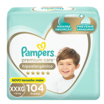 Fralda Pampers Premium Care XXXG 104 Unidades