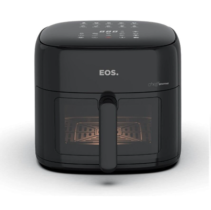 Fritadeira Sem Óleo Air Fryer EOS Chef Gourmet 6.2L Compacta Digital Preto