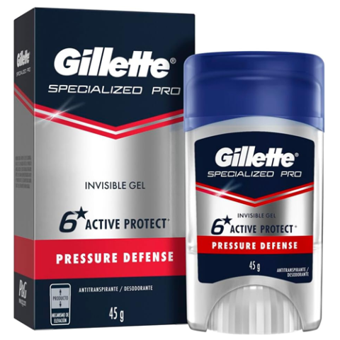 Gillette Desodorante Gel Clinical Pressure Defense 45g