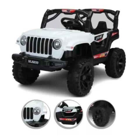 Jipe Infantil Elétrico 12v Balanço Com luzes e Sons com Carregador