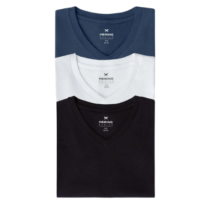 Kit 3 Camisetas Masculinas Básicas Slim Gola V Hering