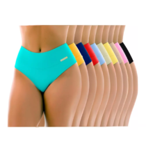 Kit Com 10 Lindas Calcinha Cós Alto Magic