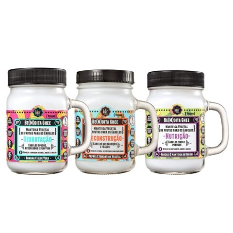 Kit Lola Cosmetics Be(M)dita Ghee Cronograma Capilar (3 Produtos)