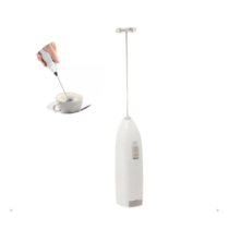 Lyor Mini Mixer Elétrico para Bebidas Inox e Plástico Branco