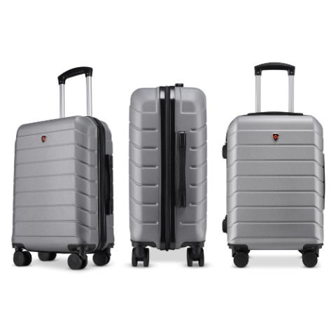 Mala de Viagem Bordo Cabine para 10Kg em fibra ABS Turquia Cinza Holysun